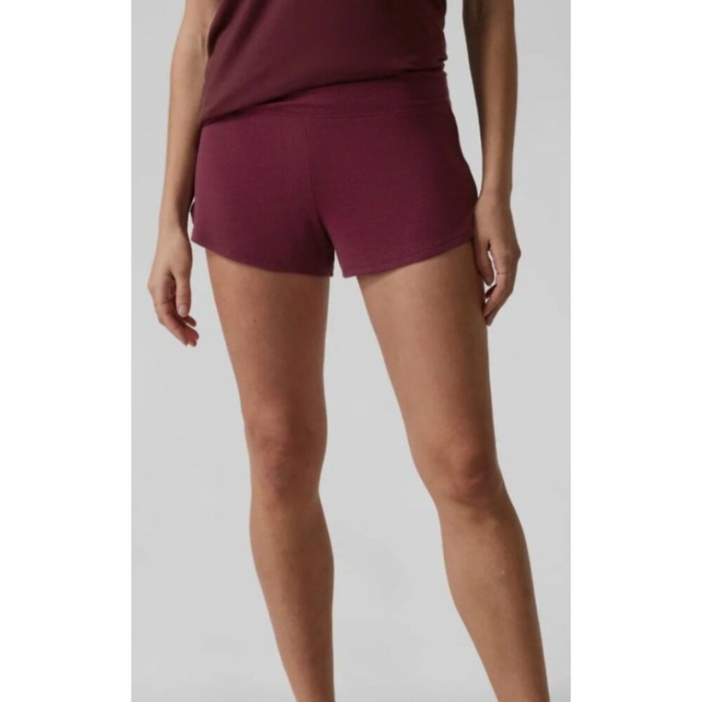 NWOT Athleta Well Rested Rib Sleep Shorts in multiple Sizes S ,M , L and 1 2x si